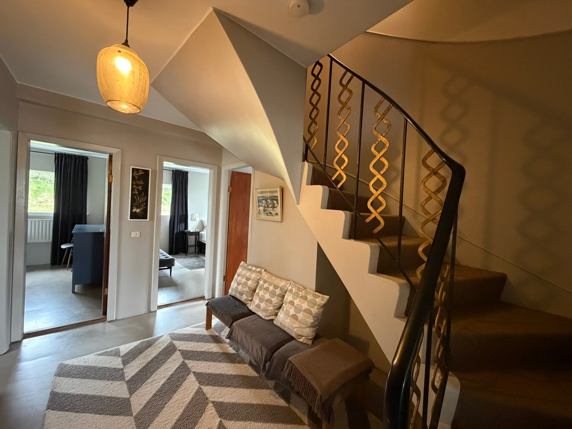 Central hallway and stairs