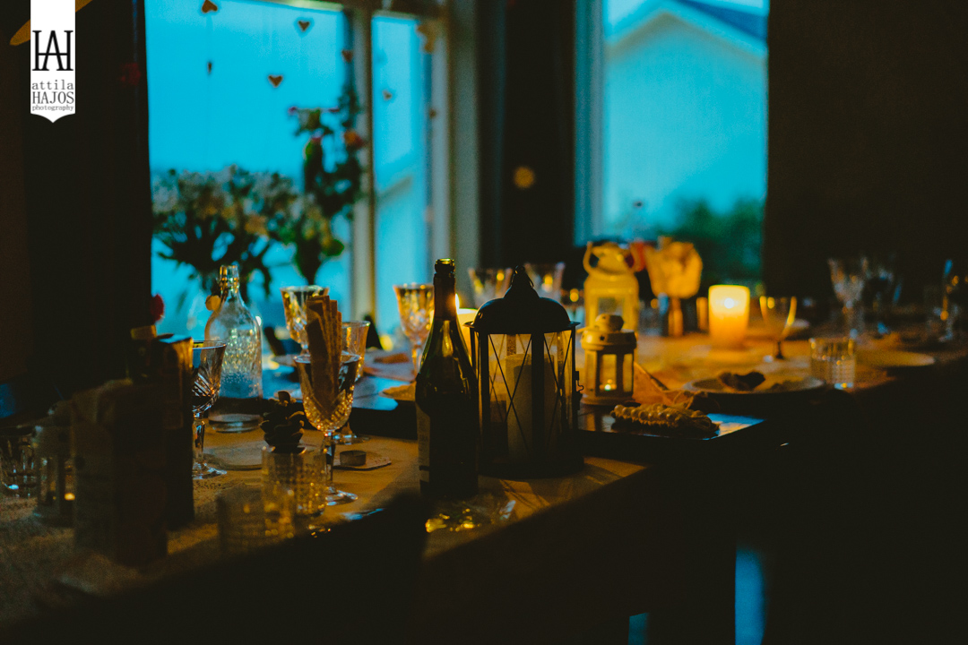 Dinner by candlelight