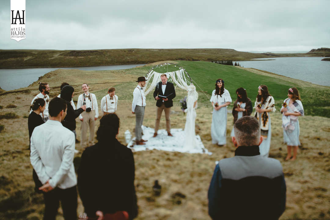 The ceremony by the lake